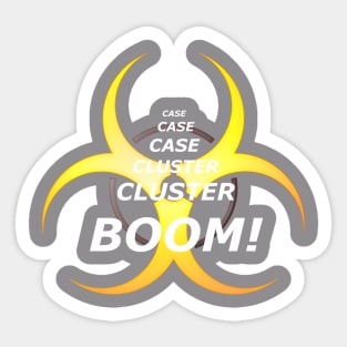 Case Case Cluster Cluster Boom! Sticker